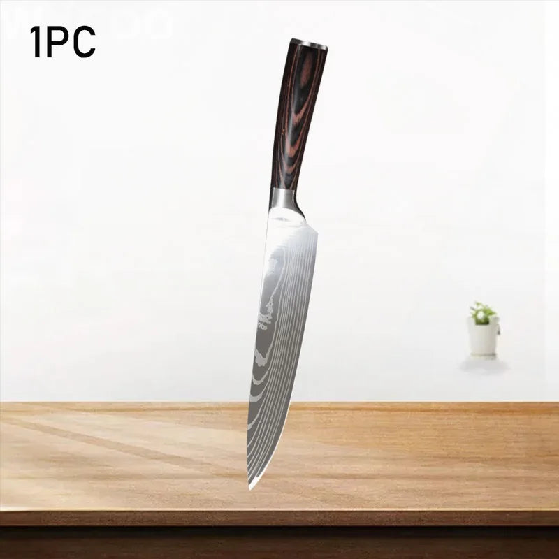 WXCOO 8-inch Chef's Knives Kitchen Cooking Knife Household Sashimi Knives Beef Meat Cutter Stainless Steels Western Chef's Knife