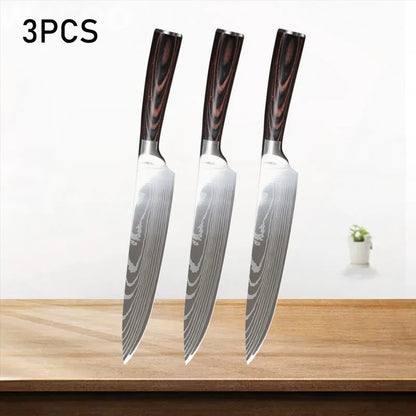 WXCOO 8-inch Chef's Knives Kitchen Cooking Knife Household Sashimi Knives Beef Meat Cutter Stainless Steels Western Chef's Knife